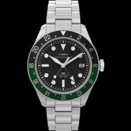 Waterbury Heritage Automatic GMT (Black/Green)
