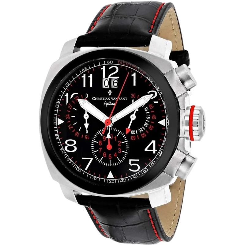 CHRISTIAN VAN SANT Grand Python (Black/Silver)