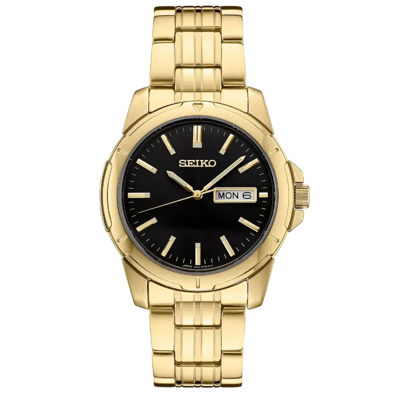 SEIKO SUR358 (Black/Gold, 40mm)