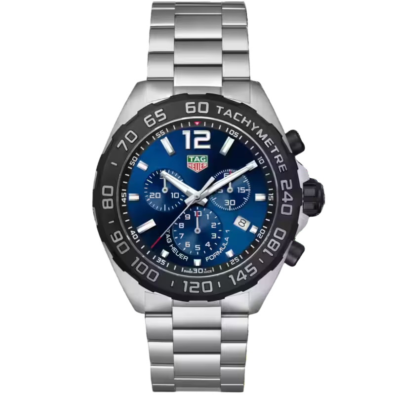 TAG HEUER Formula 1 Chronograph (Blue, 43mm)