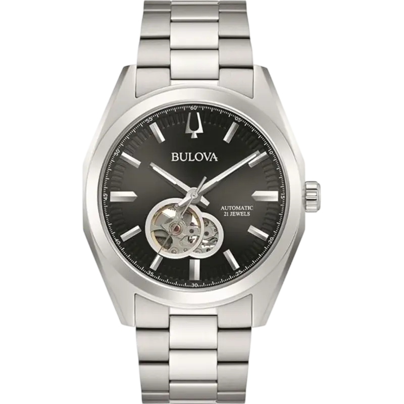 BULOVA Surveyor 42mm Silver Stainless Steel