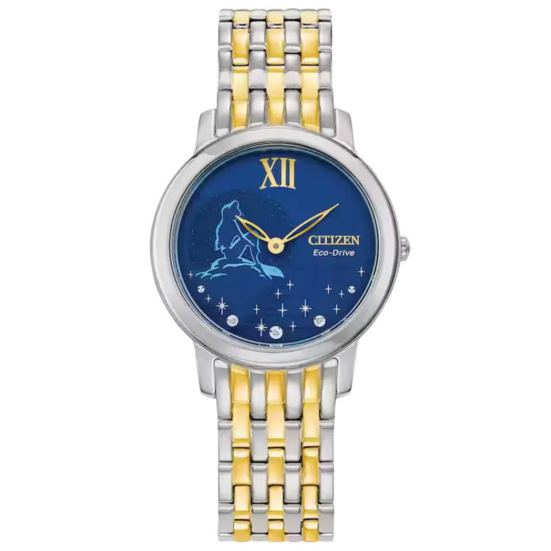 CITIZEN Eco‑Drive Disney Ariel (Blue Dial, 30mm)