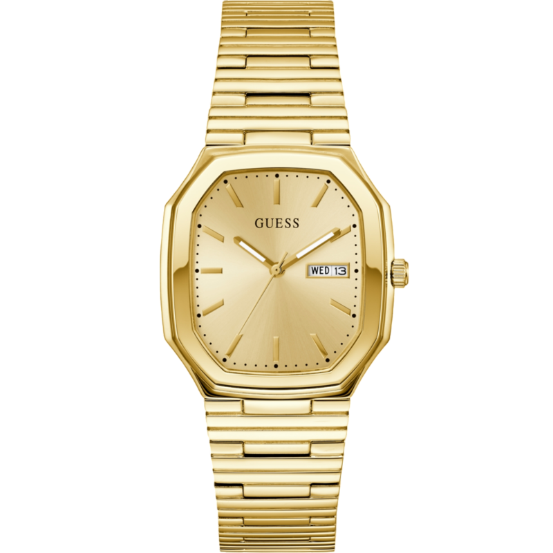 GUESS Gold Tone Date