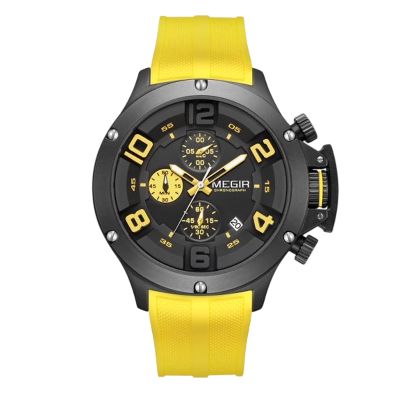 MEGIR Sports Chronograph (Yellow)